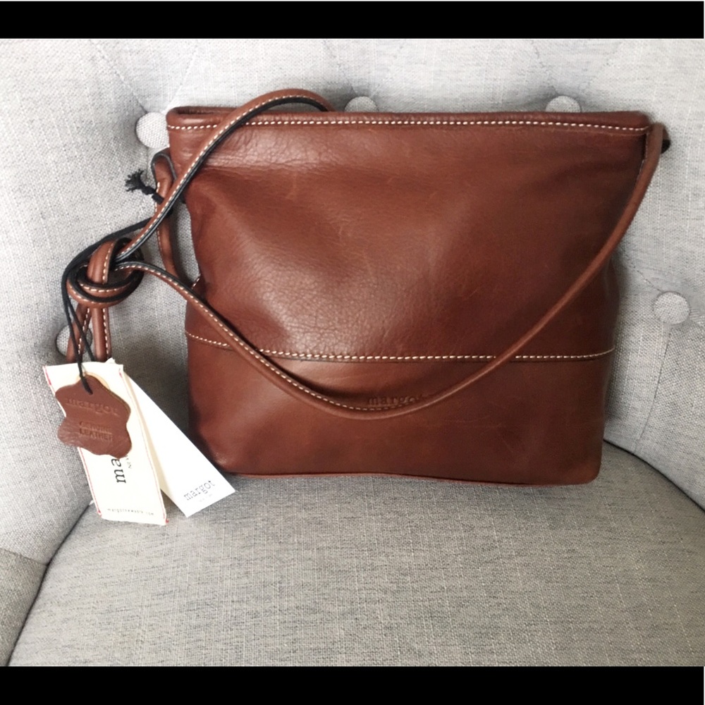 Leather crossbody purse